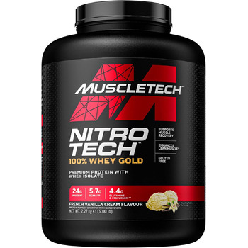 Протеїновий порошок MuscleTech NitroTech 100% Whey Gold, Vanilla, 2,27 кг