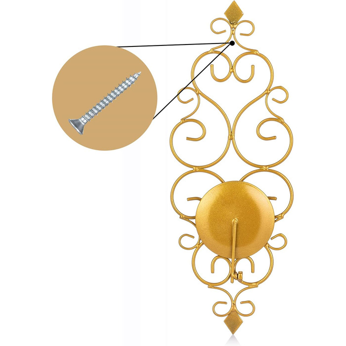 Настінний свічник настінний свічник настінний свічник свічник свічник з металу набір з 2, настінний тримач для свічок настінний тр