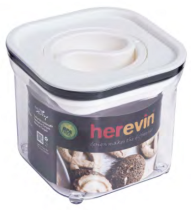 Контейнер HEREVIN Canister-Vacuum Lid-White 0.7 л (161213-004) (7053586)