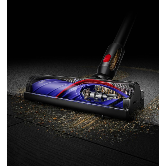 Ручний пилосос Dyson V8 Cyclone, чорний із зеленим, до 60 хв роботи