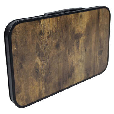 Стіл Bo-Camp Woodbine Compact 56x34 cm Black/Wood look (1404190)