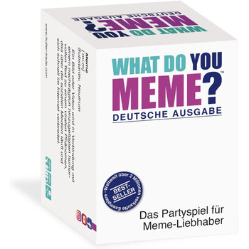 Що ти знаєш про німецьку мову Карткові ігри для дорослих Ігри для вечірок 18 Гра Мем (Meme Game) Карткові та настільні ігри Німецьке видання Для 3 гравців від 18 років і старше