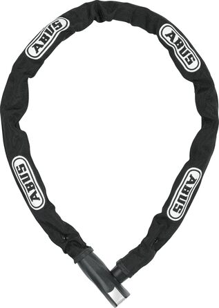 Ланцюговий замок ABUS Steel-O-Chain 880 Велосипедний замок із загартованої сталі рівень безпеки ABUS 8, чорний, 110 см, одинарний