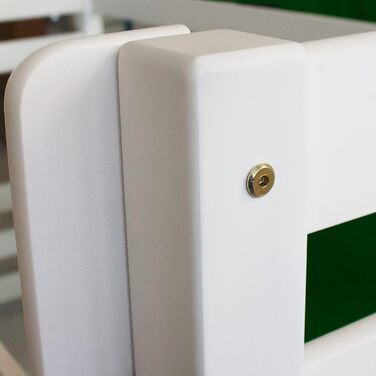 Двоярусне ліжко fornera f25 з масиву дерева для 2 дітей з серцевини бука 90x200см - двоярусне ліжко горище з рейковою рамою - дитя