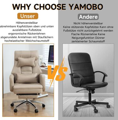 Поворотне ігрове крісло з підставкою для ніг - Функція відкидання 155 Крісло керівника - Ергономічне офісне крісло 150 кг - Технологічне шкіряне комп&39ютерне крісло Крісло для столу (БЕЖЕВИЙ)