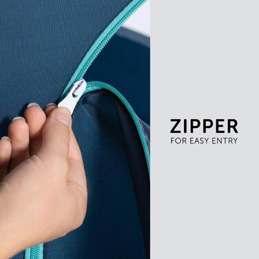 Дорожнє ліжечко hauck Dream N Play Plus з сумкою для перенесення та ігровою зоною, компактне та складне, дитяче дорожнє ліжечко для малюків від народження до 15 кг (темно-синій/аквамариновий) Blue Dream N Play Plus