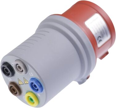 Випробувальний адаптер CEE 16A / 32A Трифазний випробувальний адаптер для вимірювання напруги, безпечний випробувальний інструмент для промисловості та технічного обслуговування (16 А, CEE 5P) 16 А CEE 5P