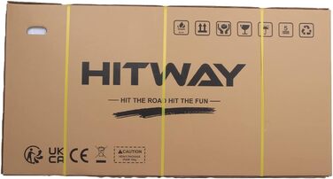 Електровелосипед HITWAY E Bike 26 дюймів 250 Вт 36V 12Ah 7 швидкостей чорний