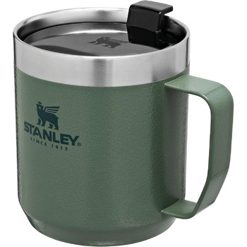 Термокружка Stanley Classic Legendary Camp Mug 354 мл - двостінна вакуумна ізольована кавоварка з собою - без вмісту бісфенолу - м