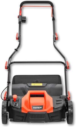 Електричний аератор газону FX-EV360, потужність 1500 Вт, ширина захвату 36 см та 5 рівнів регулювання глибини, травозбірник 45 л, ширина обробки 36 см