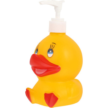 Мультфільм лосьйон насос пляшка порожня качка емульсія насос пляшка тварин шампунь гель для душу дозатор контейнер для дитини (жов