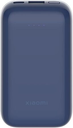 Павербанк з максимальною швидкою зарядкою 33 Вт, двонаправлена швидка зарядка типу C, 21700 комірок, синій, 33 W Power Bank 10000