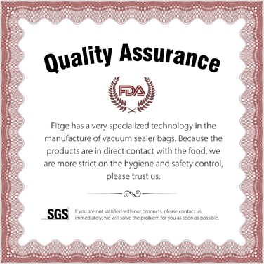Вакуумні пакувальні пакети Fitge 170 мкм 30x40 см 120 пакетів для всіх вакуумних пакувальників Вакуумні пакети для харчових продуктів без бісфенолу А Міцна та стійка до розриву професійна вакуумна плівка Мішки для заморожування Sous Vide 30x40см/120 мішкі