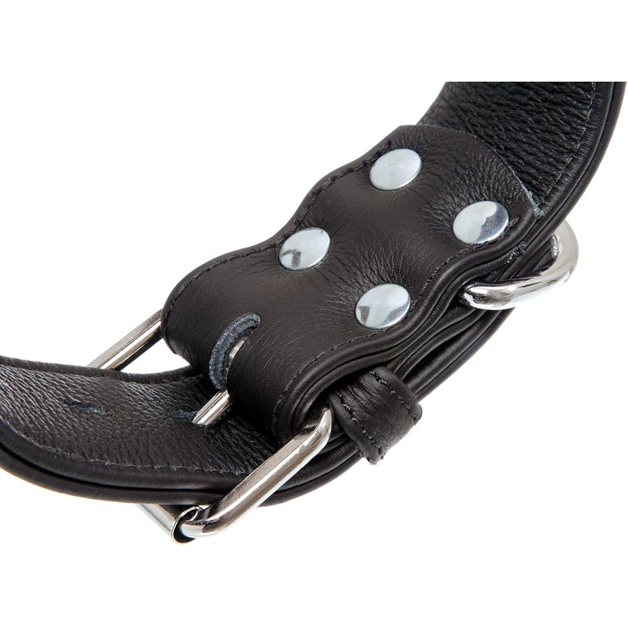 Ошийник Karlie Vintage з пряжками, 60 см x 50 мм, чорний