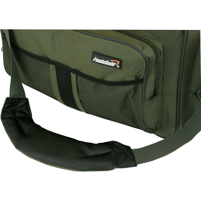 Велика ізольована рибальська сумка foolsGold Carp Bag зеленого кольору