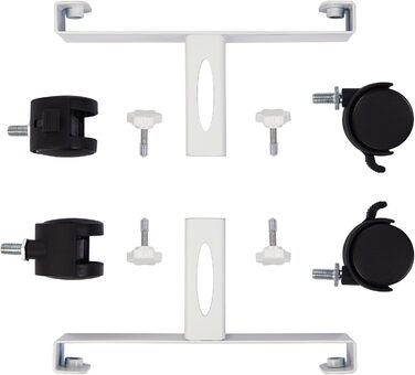 Ніжки для інфрачервоних обігрівачів, кронштейн для інфрачервоного обігрівача з роликом. Підходить для різних марок та моделей.