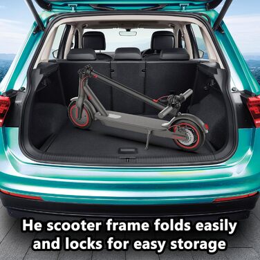 Електросамокат для дорослих, 8,5-дюймовий, світлодіодний дисплей, функція додатку, запас ходу 20-30 км, навантаження 120 кг, з три