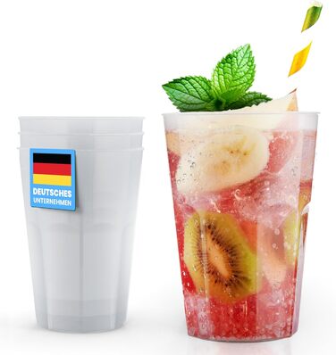 Стаканів для коктейлів 0,3 л Багаторазові пластикові стакани для пиття Стакани для вечірок Миються в посудомийній машині Небиткі Б