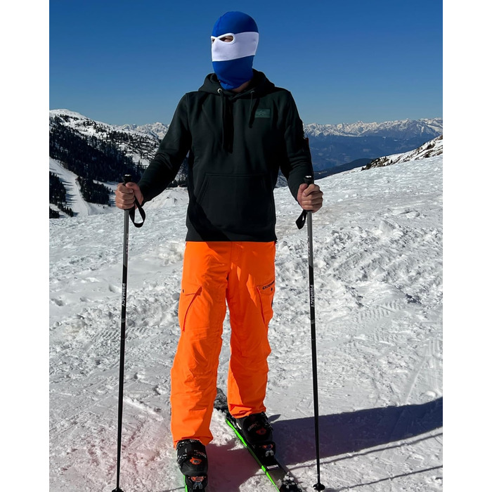 Балаклава PGWEAR у синьо-білу смужку Маска-балаклава-шапка Ультрас Хулігани