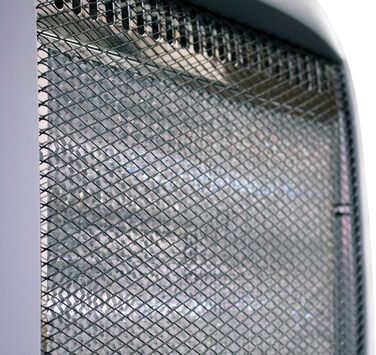 Електричний обігрівач, коливальний галогенний обігрівач, 3 рівні потужності, безшумна коливання, корпус з холодним покриттям, система захисту від нахилу, тепловий захист, 1200 Вт