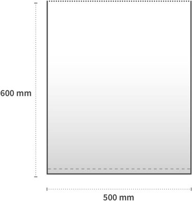 Сміттєвих пакетів Hygoclean Light, 60 л HDPE, рулон, прозорі, Д 75 см, Ш 64 см, 10 мкм, картон, сміттєві пакети, пакети для відходів, пакети для сміття, пакети для побутових відходів, пакети для відходів, 600