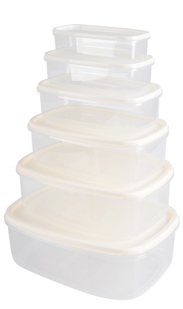 Набір контейнерів Violet House 0496 BEJ 0.3/0.5/0.85/1.35/2/3.15 л (6929427)