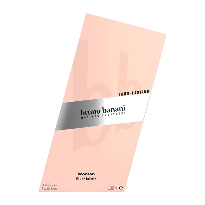 Туалетна вода bruno banani Woman Natural Spray, квітково-фруктові жіночі парфуми, скляний флакон з розпилювачем, 100 мл (1 упаковка)