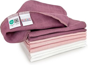 Муслінові пелюшки MAKIAN 9 упаковок, 40x40 см, перевірено Oeko-TEX Standard 100, 9 пелюшок для відрижки преміум якості - 4-шарові