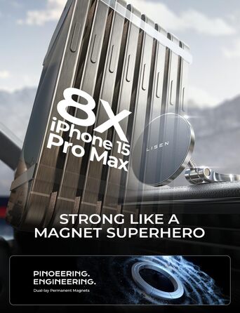 Для Magsafe Автомобільний тримач з функцією зарядки Magsafe Зарядний пристрій Автомобільний магніт для мобільних телефонів Автомоб