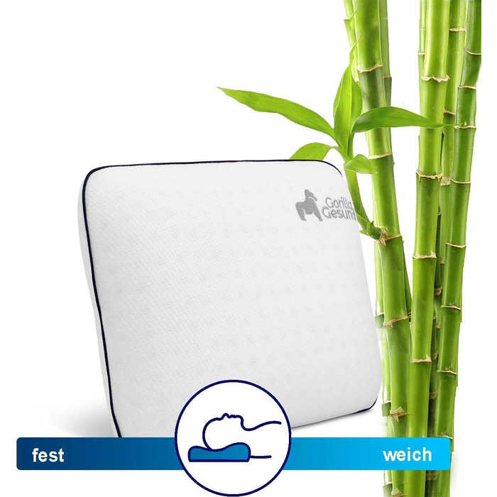 Маленька ортопедична дорожня подушка класу люкс, подушка для голови з піни з ефектом пам&39яті, подушка для підтримки шиї, подушка для сну на боці, ергономічна подушка для шиї, подушка проти хропіння (42x33x11 см) Біла 42 x 33 x 11 см