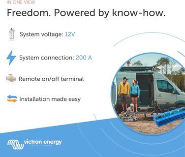 Система керування акумуляторами Victron Energy, Smart BMS 12/200
