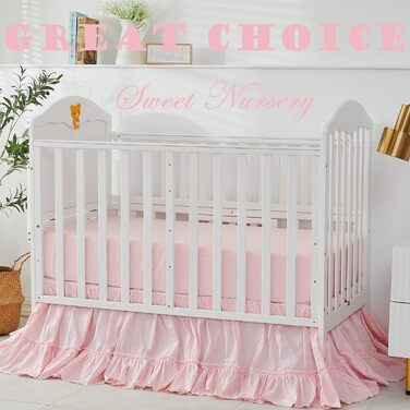 Комплект постільної білизни Brandream для дитячого ліжечка, вишитий, мотив слона, шикарний, милий, рожевий, фермерський комплект д