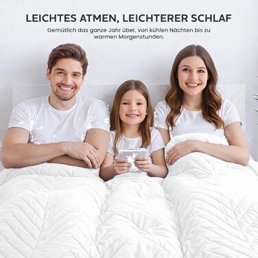 Покривало 220x240 см Двостороння ковдра зі 100 поліестеру Мяка, легка у догляді та сучасна Покривало та плед для двоспальних ліжок (Білий) Білий