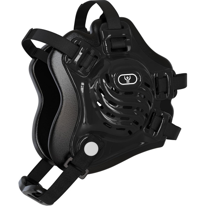 Захист вух для дорослих борців GCA Nelson Pro, регульований, D1 BJJ MMA, універсальний, чорний/чорний/чорний