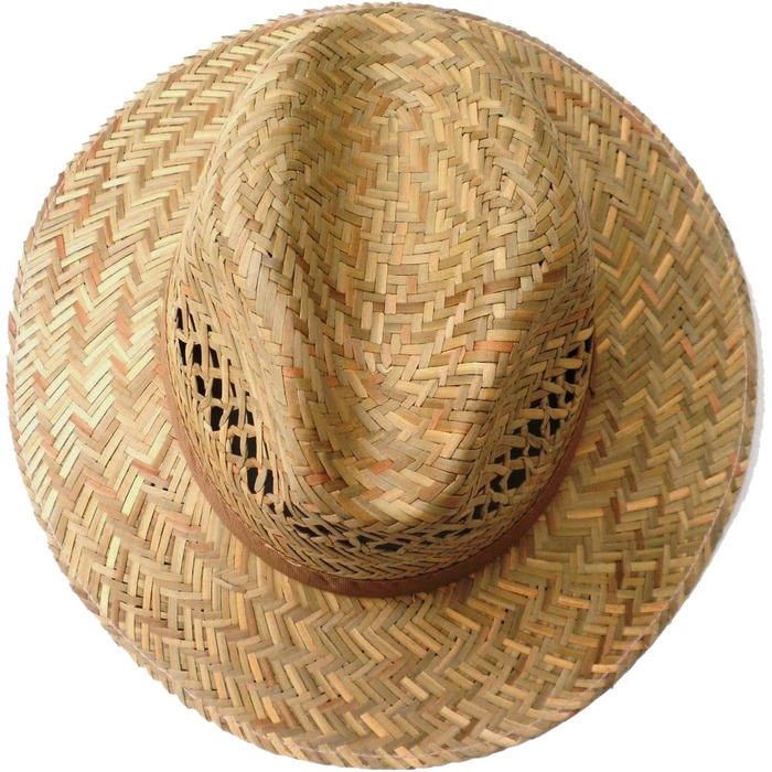 Солом&39яний капелюх Faustmann, чоловічий/жіночий, розмір 55-63 XXL, прямий козирок, 55, натуральний