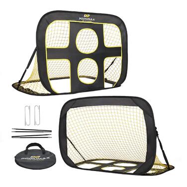 Дитячі футбольні ворота PodiuMax для саду, складні футбольні ворота 2 в 1, настінний тренажер для використання в приміщенні/на вулиці, тренажер для футбольних воріт з сумкою для перенесення, 120 * 80 * 80 см