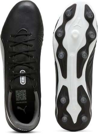 Футбольні бутси PUMA Unisex King Match Fg/Ag 40 EU Puma Black Puma White Cool Dark Gray