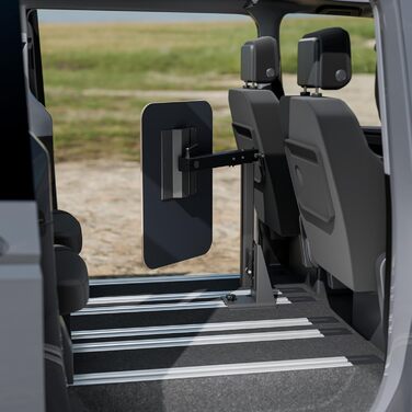 Стіл для підлогової рейки або опорної плити - складаний, розкладний та поворотний - для офісу та кемпінгу у фургоні - консольний столик (Mercedes V-Class/Vito)