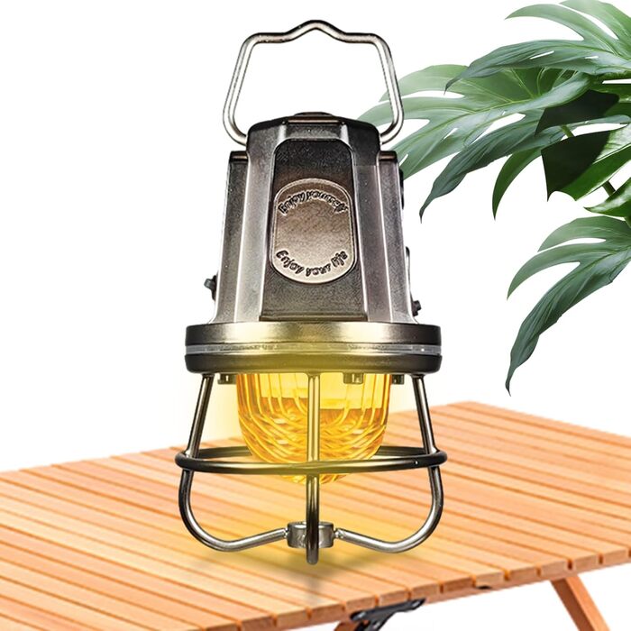 Ліхтар для кемпінгу - спорядження для виживання та аварійних ситуацій з регульованою яскравістю Світлодіодні лампи для кемпінгу для походів на свіжому повітрі, відключення електроенергії, тентів, балконів, титанові
