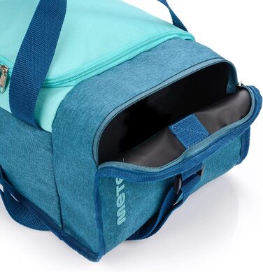 Спортивна сумка meteor 20 40 л - Дитяча пляжна сумка, Чоловіча сумка для плавання, Сумка через плече, Дорожня сумка, Сумка для відпочинку, Мала сумка для фітнесу, Сумка на ремні, Шкільна сумка, Дитяча сумка, 20 л, Синій/М&39ятний