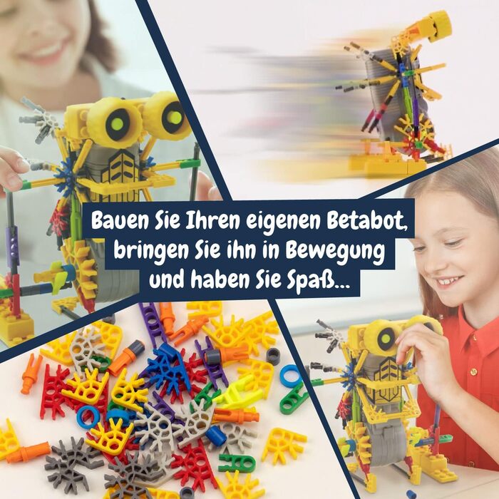 Набір роботів із 126 деталей створіть власного робота за допомогою цього набору електроніки, навчальної гри та конструктора для ді