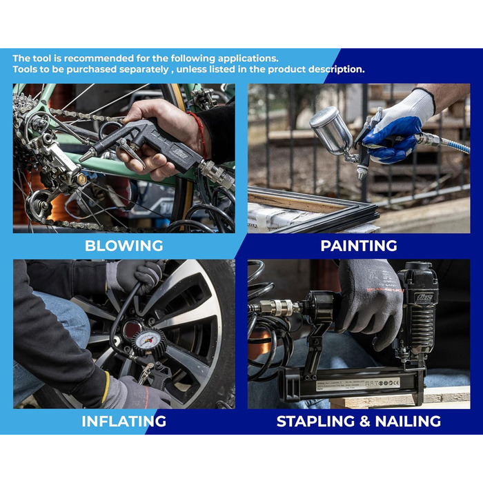 Малошумний мобільний повітряний компресор FIAC SUPERSILENT 24, безмасляний, максимальний тиск 8 бар, 1 к.с., 24-літровий бак, ріве