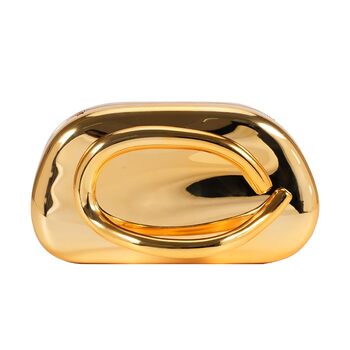 ФІЛОМЕНА вечірня сумочка-клатч, жіноча сумочка, акрил, металевий ланцюжок, сумка на плече, крос-боді, для весілля, вечірки, повсякденного використання, золота