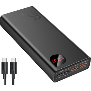 Ноутбук Powerbank PD QC 4, зовнішні акумулятори для мобільних телефонів USB-C вхід і вихід, для Steam Deck Rog Ally MacBook, Dell,
