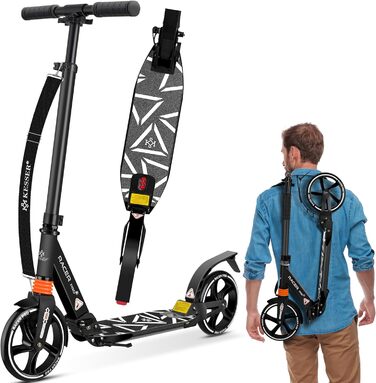 Самокат 205 мм колеса PU Big Wheel - педальний самокат Pro-S з подвійною підвіскою, міський самокат самокат складний і регульовани