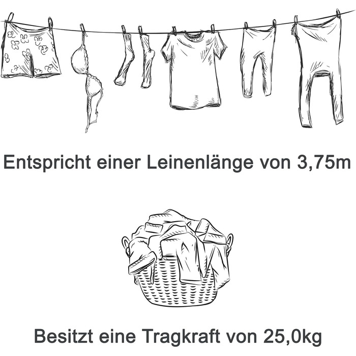 Конячка для білизни, 80 см біла для настінного монтажу, настінна сушарка для білизни Настінна сушарка для білизни, складна, висувн