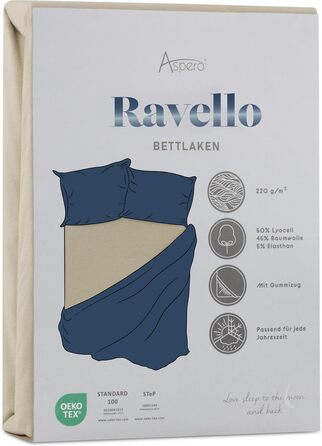 Простирадло на резинці з м&39якого ліоцеллового бавовняного матеріалу з глибиною кишені 35 см - дихаюче простирадло на резинці, бавовняне простирадло, колір 1 х бежевий, розмір 140-160 см x 200 см x 35 см, 1 х бежевий 140-160 см x 200 см x 35 см