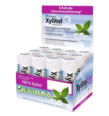 Жувальна гумка miradent Xylitol Dental Care м'ятний– 12 шт.