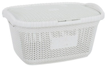 Кошик для білизни Violet Hous 1002 Виолетта WHITE 28 л (7195486)