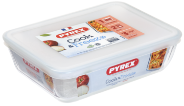 Форма з кришкою Pyrex Cook&Freez, 22х17х6 см (7092352)
